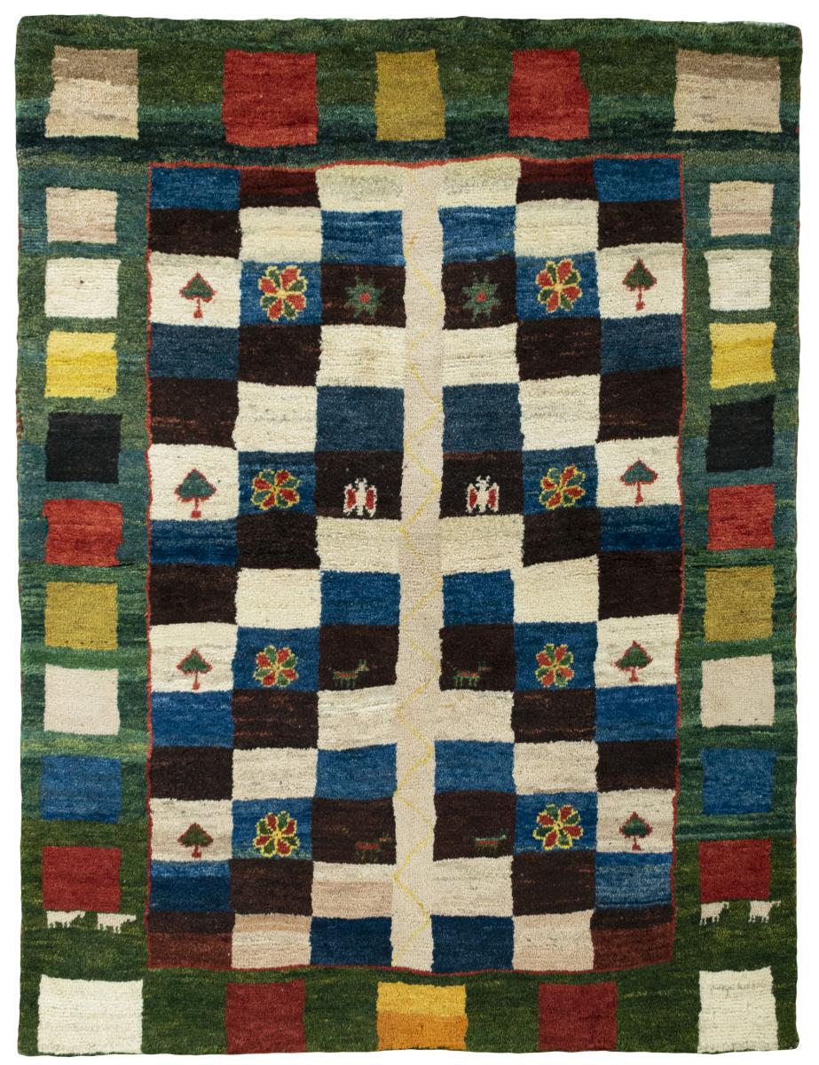 Pakisztáni szőnyeg Perzsa Gabbeh 153x116 153x116, Perzsa szőnyeg Kézzel csomózva