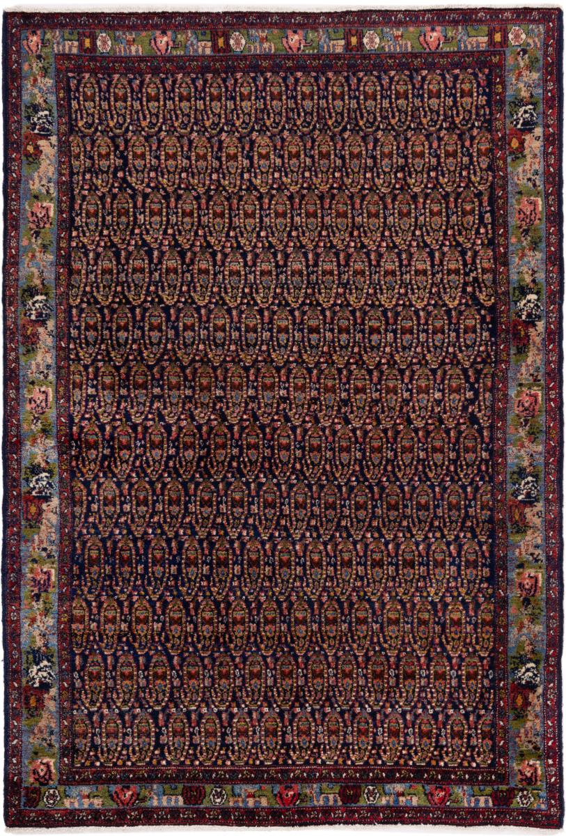 Persian Rug Senneh 187x136 187x136, Persian Rug Knotted by hand