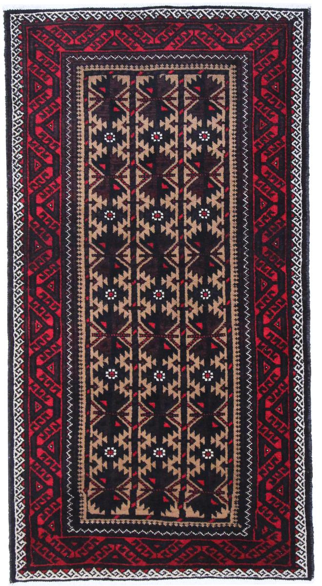 Tapete persa Balúchi 186x96 186x96, Tapete persa Atado à mão