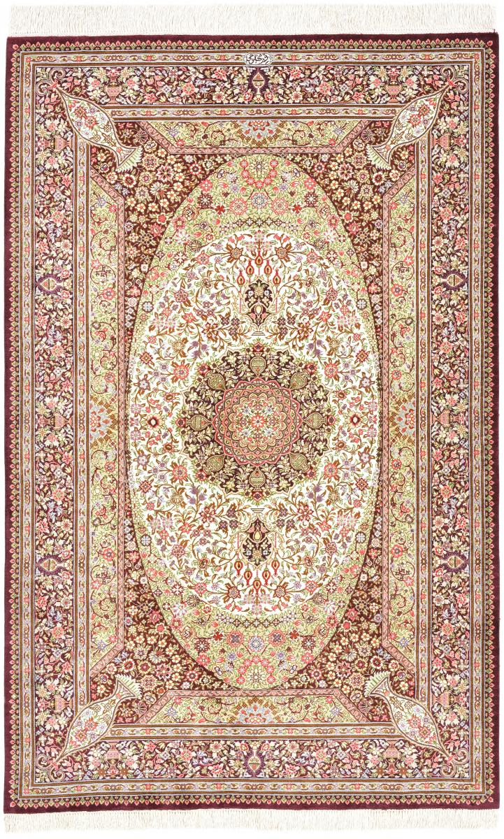 Persian rug Qum Silk 152x98 152x98, Persian rug Hand-knotted