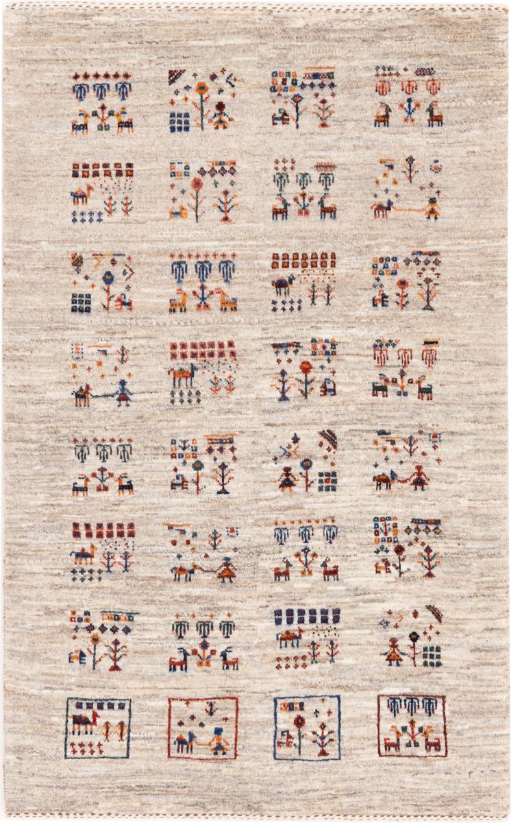 Perzisch tapijt Perzisch Gabbeh Loribaft Tabiibaft 134x84 134x84, Perzisch tapijt Handgeknoopte