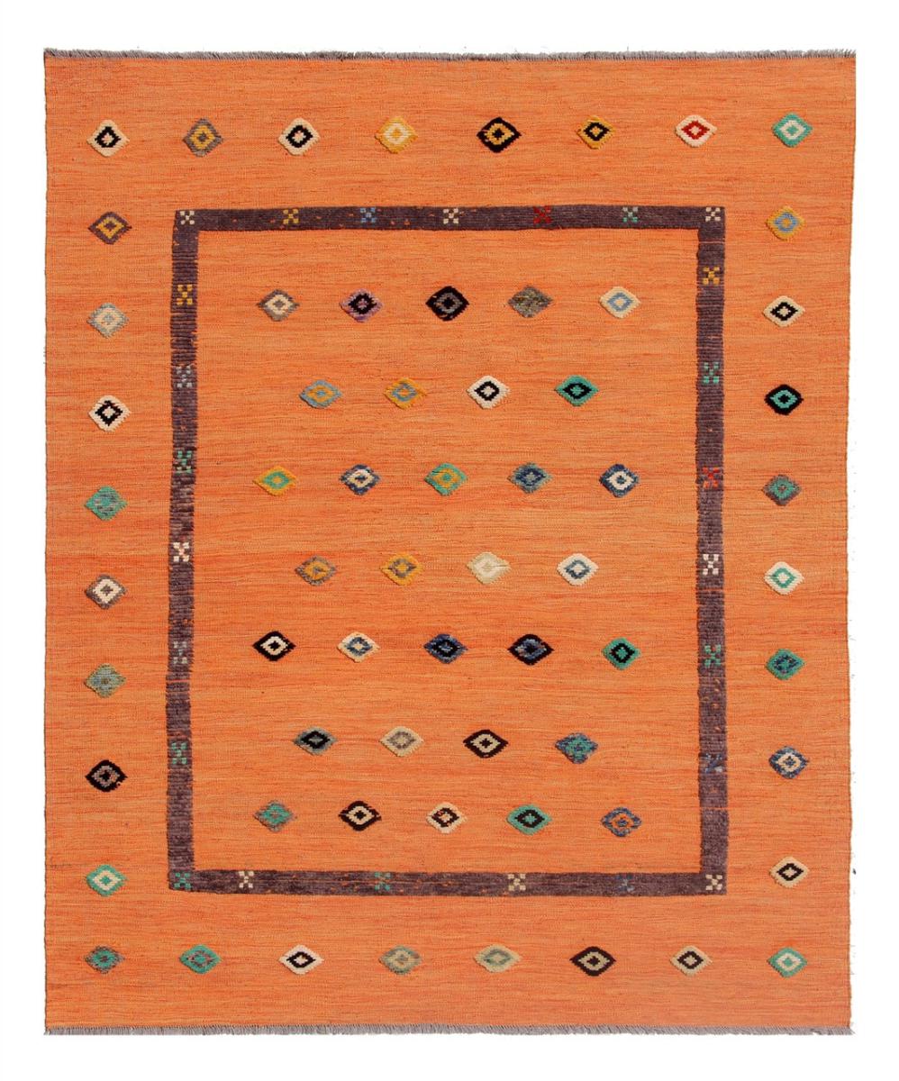 Alfombra afgana Kilim Afghan Nimbaft Edition 235x179 235x179, Alfombra persa Tejido a mano