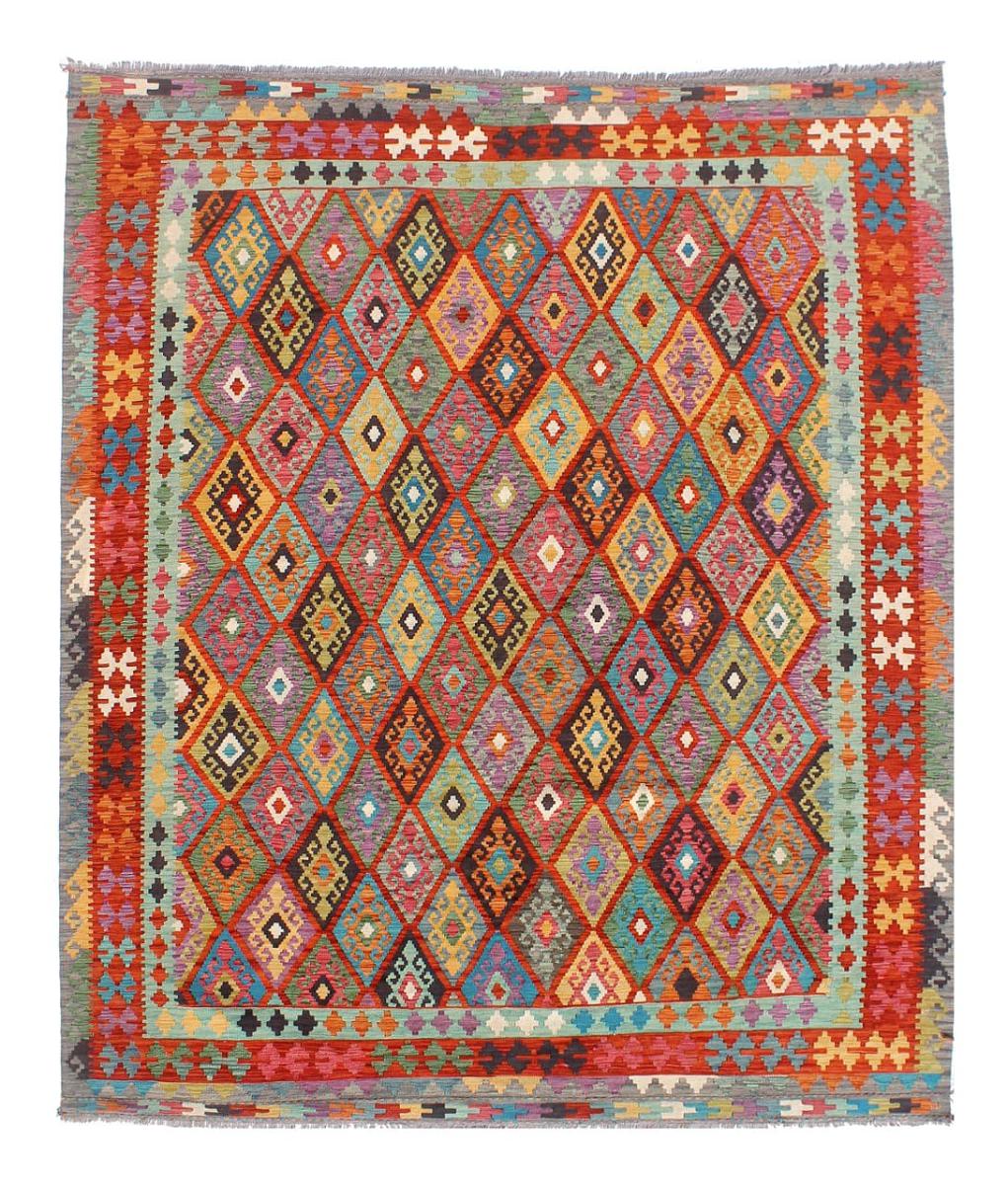 Alfombra afgana Kilim Afghan 294x253 294x253, Alfombra persa Tejido a mano