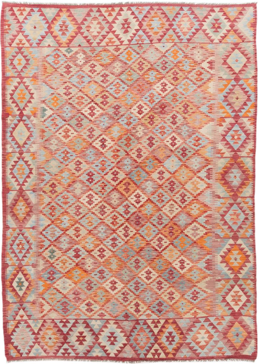 Tapis afghan Kilim Afghan 295x210 295x210, Tapis persan Tissé à la main