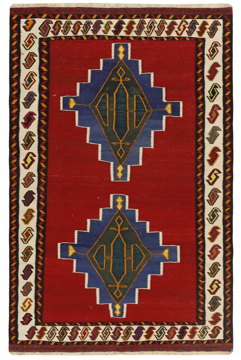Dywan perski Kilim Fars 7'6"x4'9" 7'6"x4'9", Dywan perski Ręcznie tkane