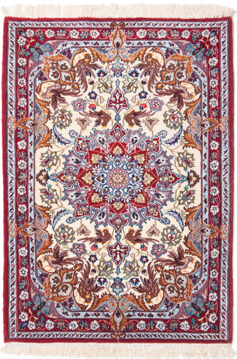 Perzisch tapijt Isfahan Zijden Pool 99x74 99x74, Perzisch tapijt Handgeknoopte