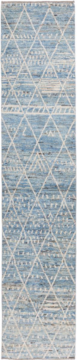 Afghan rug Berber Design 456x93 456x93, Persian Rug Knotted by hand