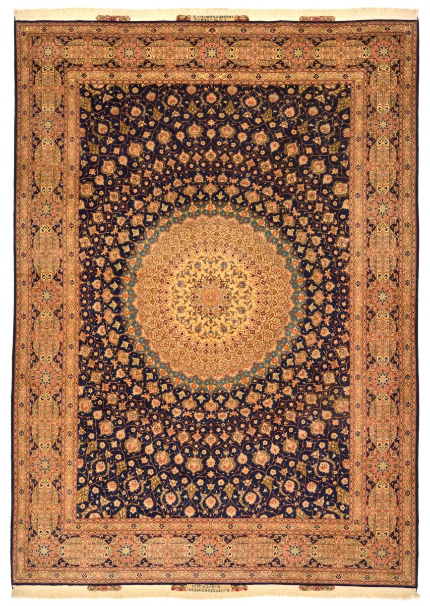 Tapete persa Tabriz 50Raj 348x250 348x250, Tapete persa Atado à mão