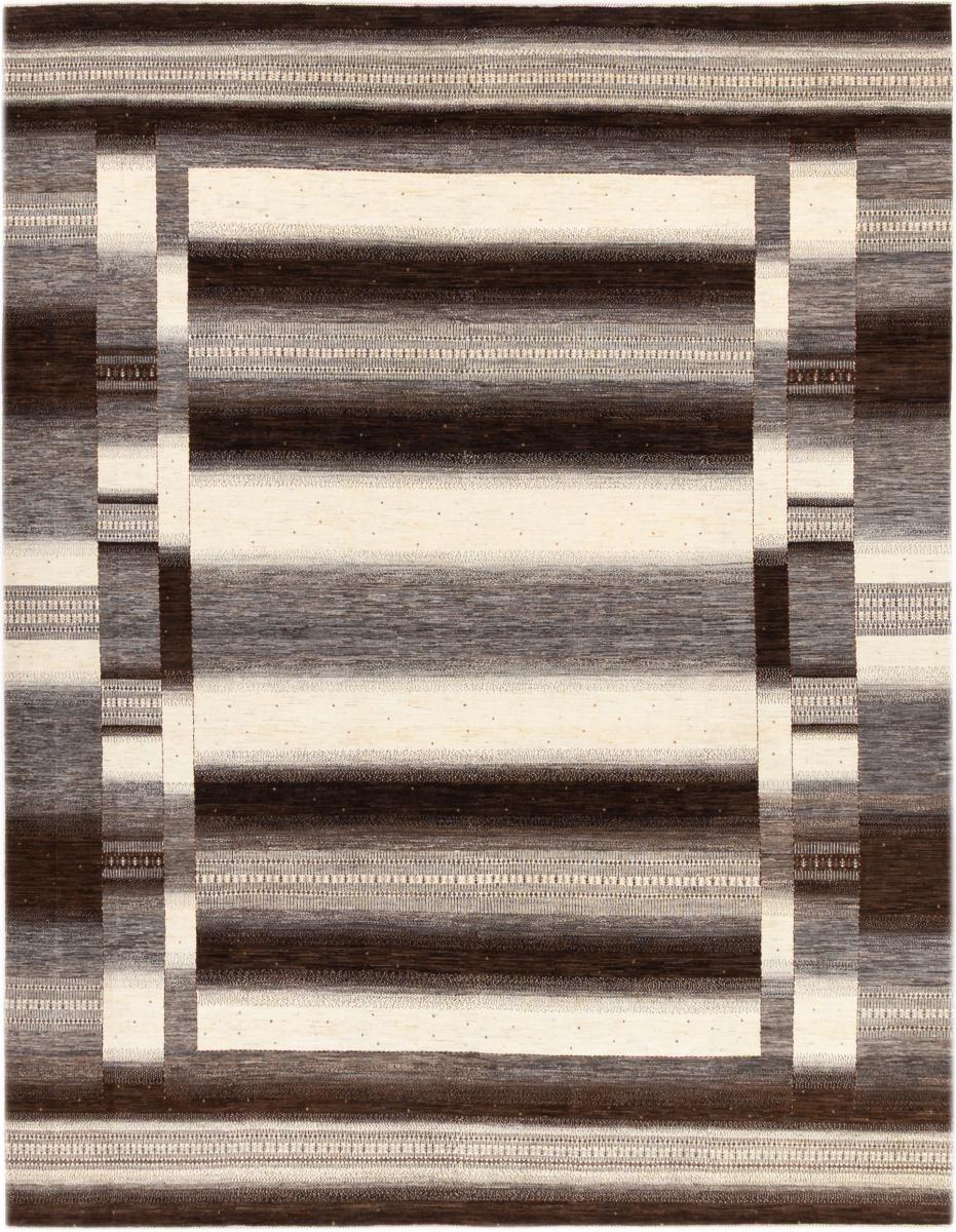 Tapis persan Persan Gabbeh Loribaft Atash 389x303 389x303, Tapis persan Noué à la main