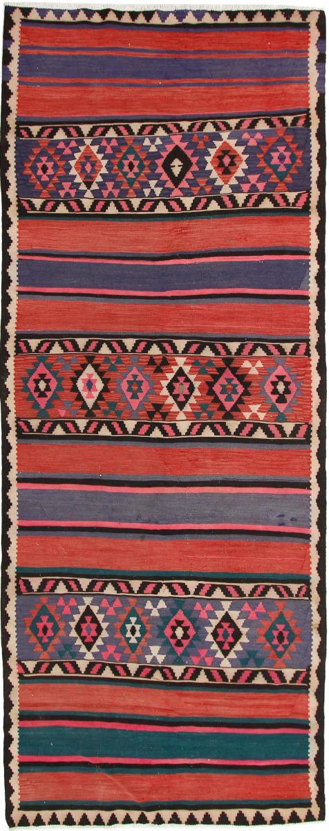 Tapete persa Kilim Fars Azerbaijan Antigo 399x155 399x155, Tapete persa Tecido à mão