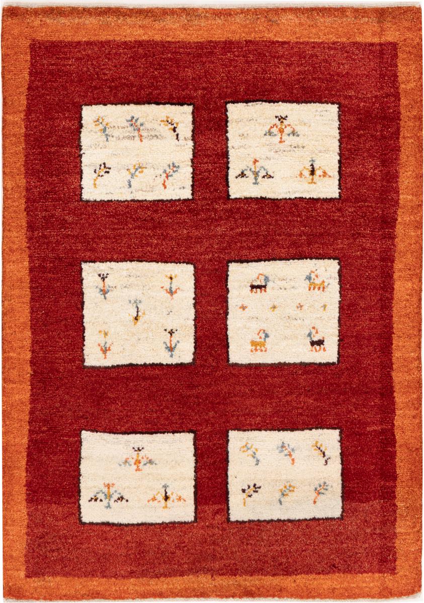 Tapis persan Persan Gabbeh Zagros 121x84 121x84, Tapis persan Noué à la main