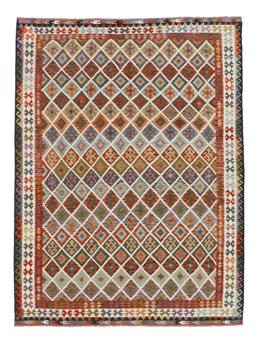 Dywan afgański Kilim Afghan 398x307 398x307, Dywan perski Ręcznie tkane