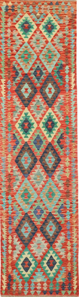 Tapete afegão Kilim Afegão Heritage 299x79 299x79, Tapete persa Tecido à mão