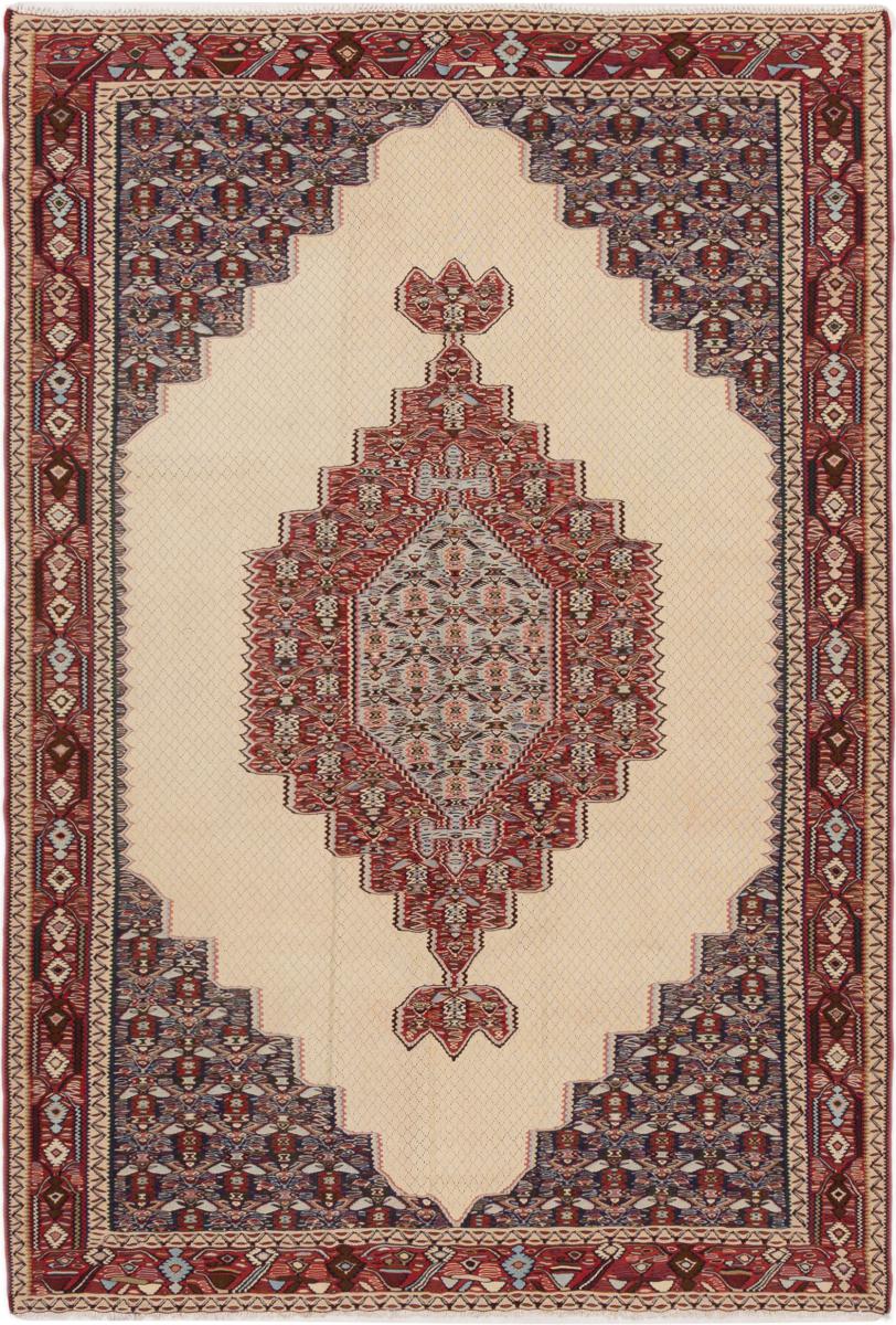 Tapete persa Kilim Senneh 301x199 301x199, Tapete persa Atado à mão