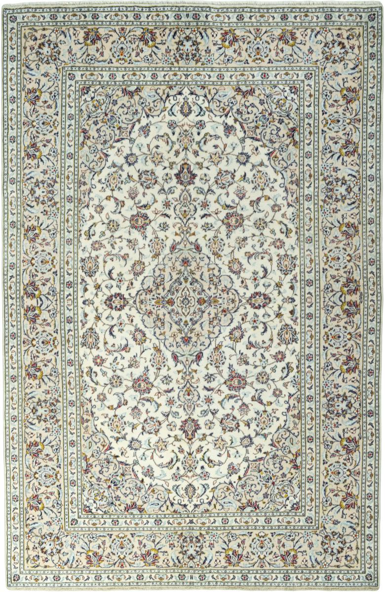 Tapis persan Kashan 299x197 299x197, Tapis persan Noué à la main