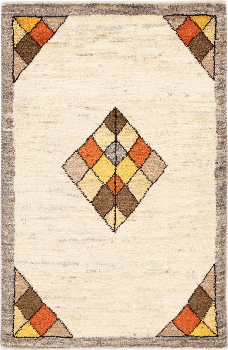 Persian Rug Persian Gabbeh Zagros 4'0"x2'7" 4'0"x2'7", Persian Rug Knotted by hand