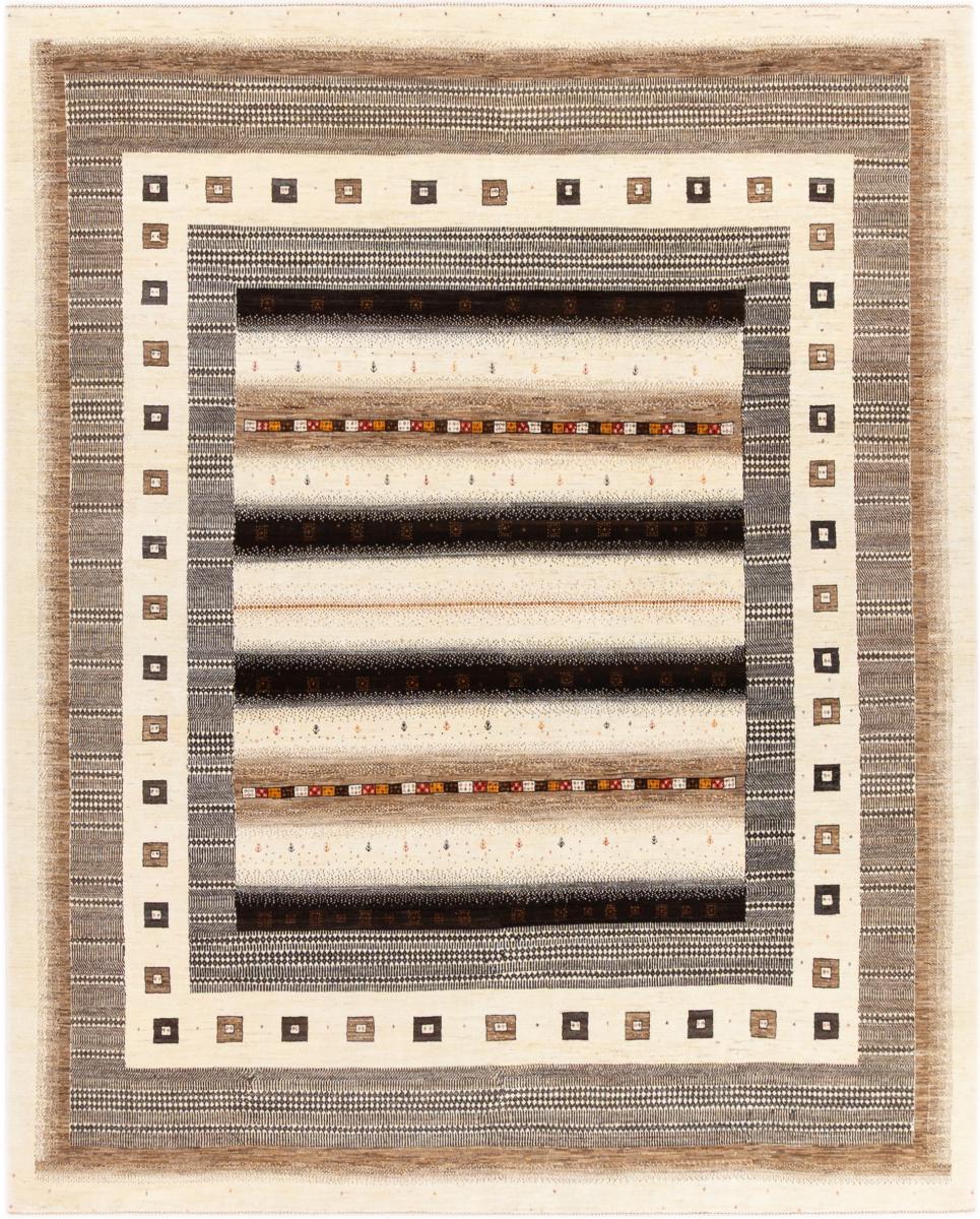 Persian Rug Persian Gabbeh Loribaft Atash 12'1"x9'11" 12'1"x9'11", Persian Rug Knotted by hand