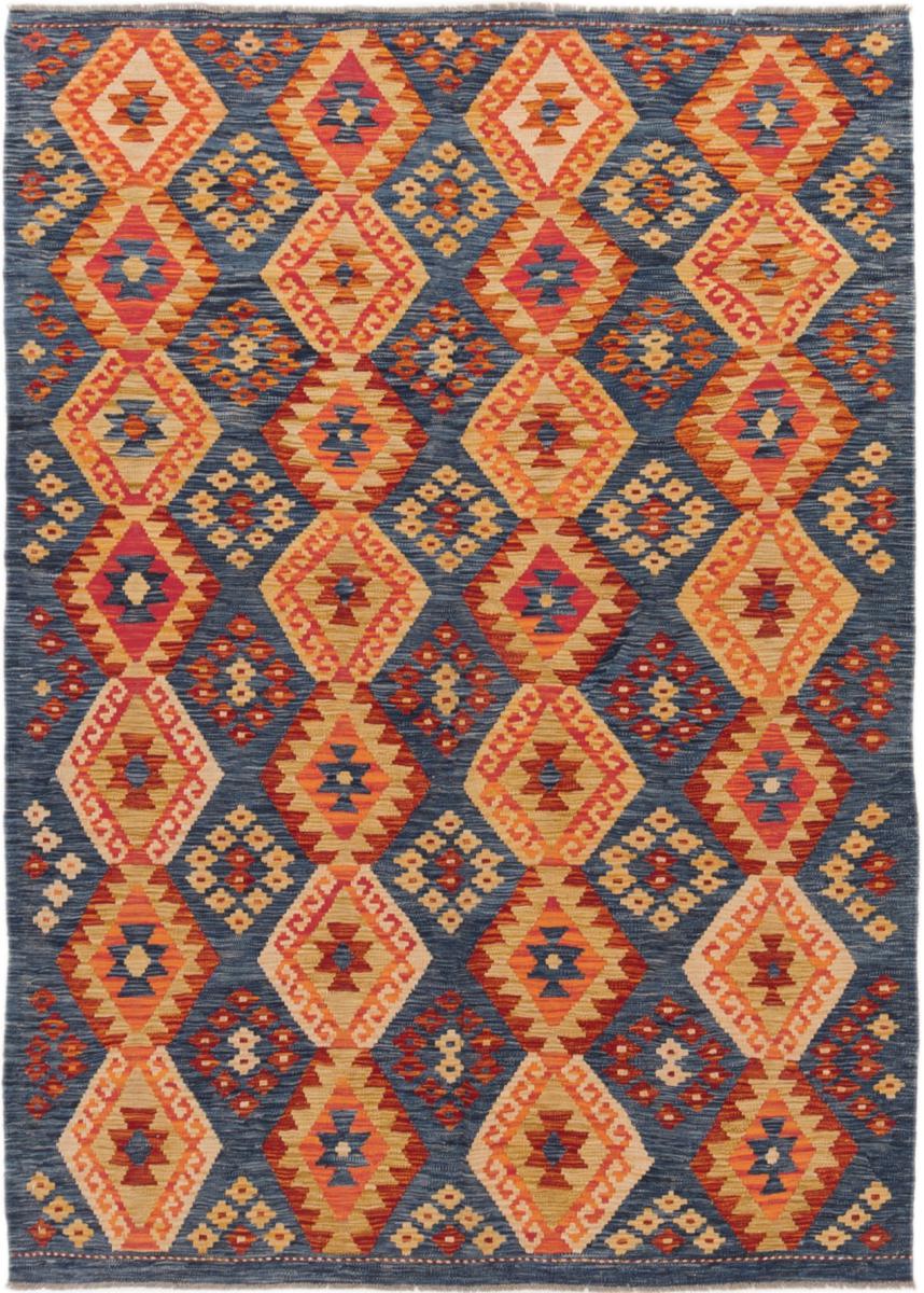 Tapete afegão Kilim Afegão 241x176 241x176, Tapete persa Tecido à mão