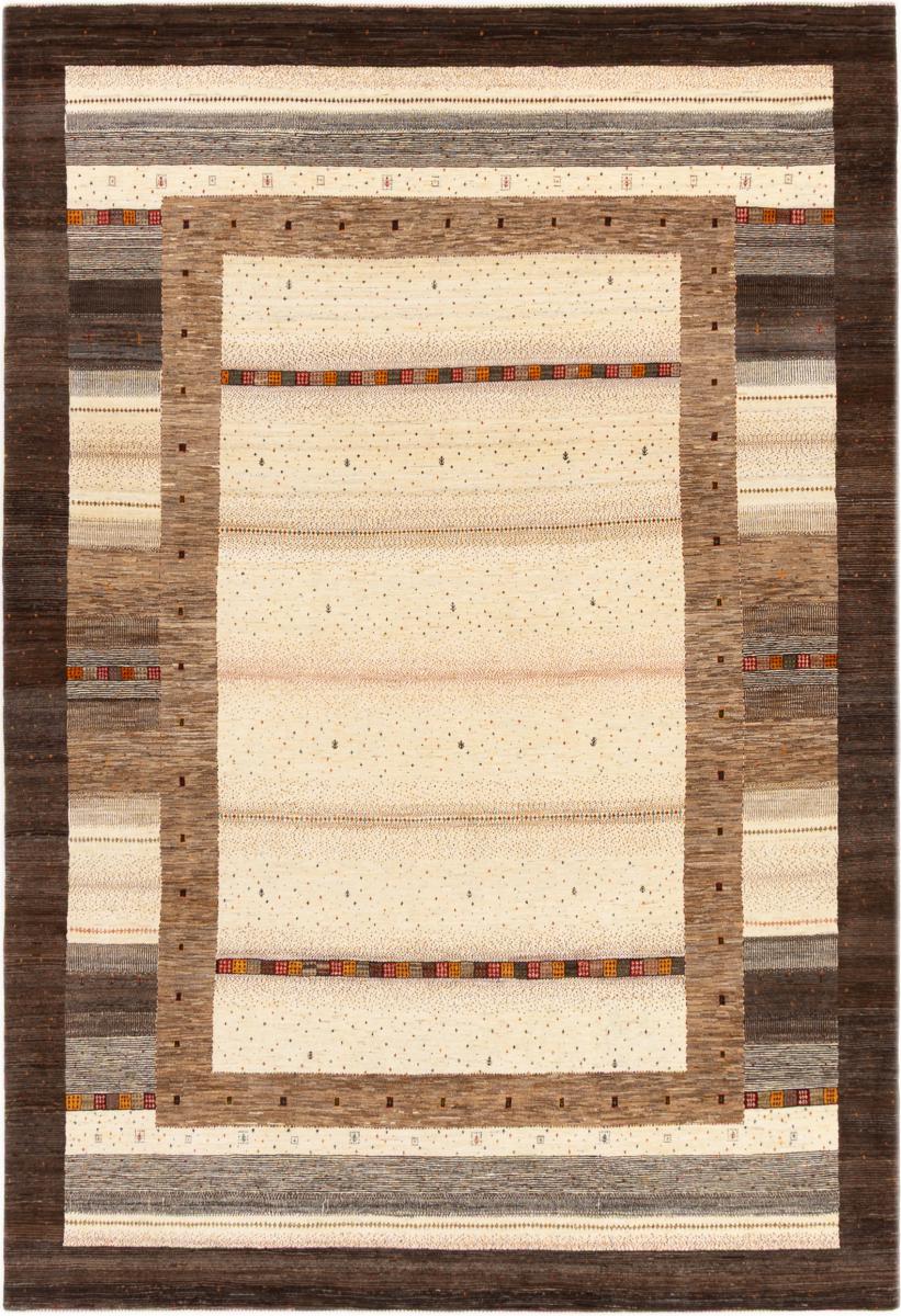 Persian Rug Persian Gabbeh Loribaft Atash 12'9"x8'9" 12'9"x8'9", Persian Rug Knotted by hand