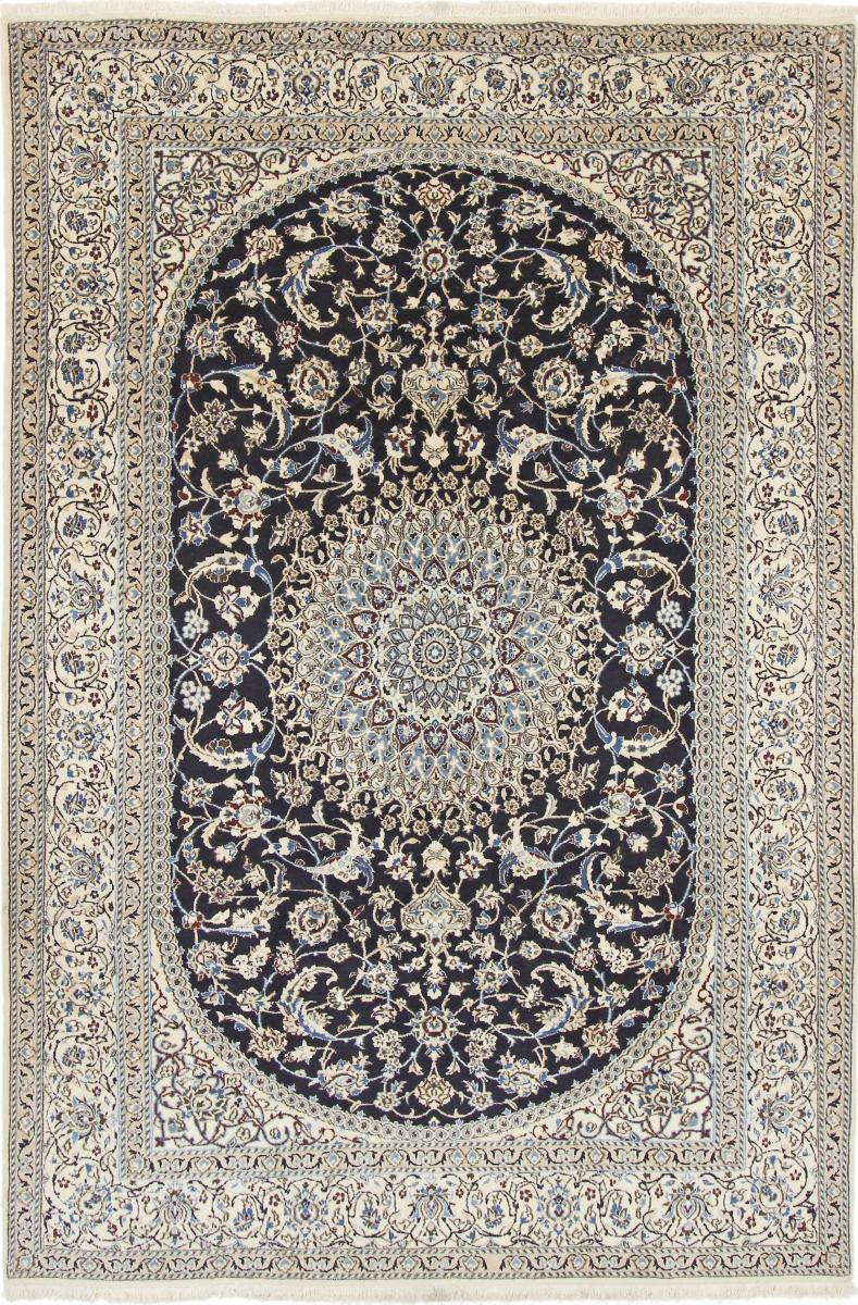 Persian Rug Nain 9La 9'8"x6'6" 9'8"x6'6", Persian Rug Knotted by hand