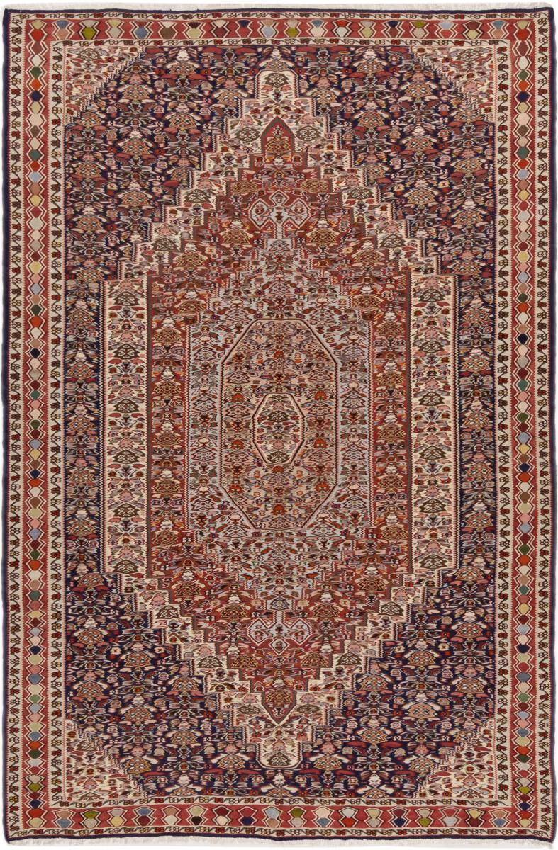 Tapete persa Kilim Senneh 307x204 307x204, Tapete persa Atado à mão
