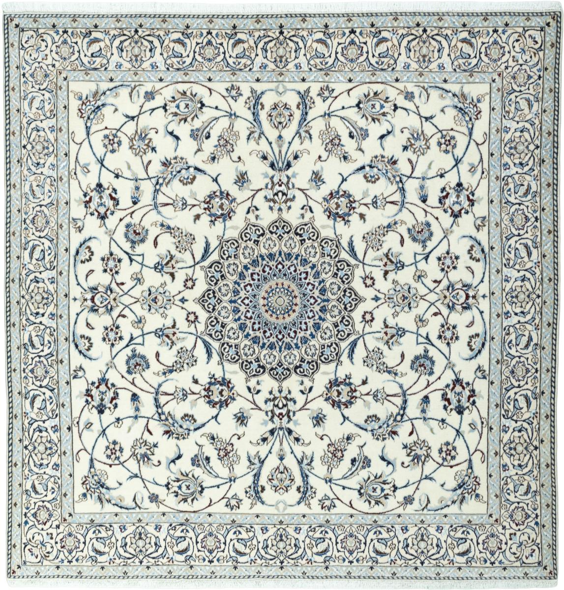 Persian Rug Nain 9La 199x196 199x196, Persian Rug Knotted by hand