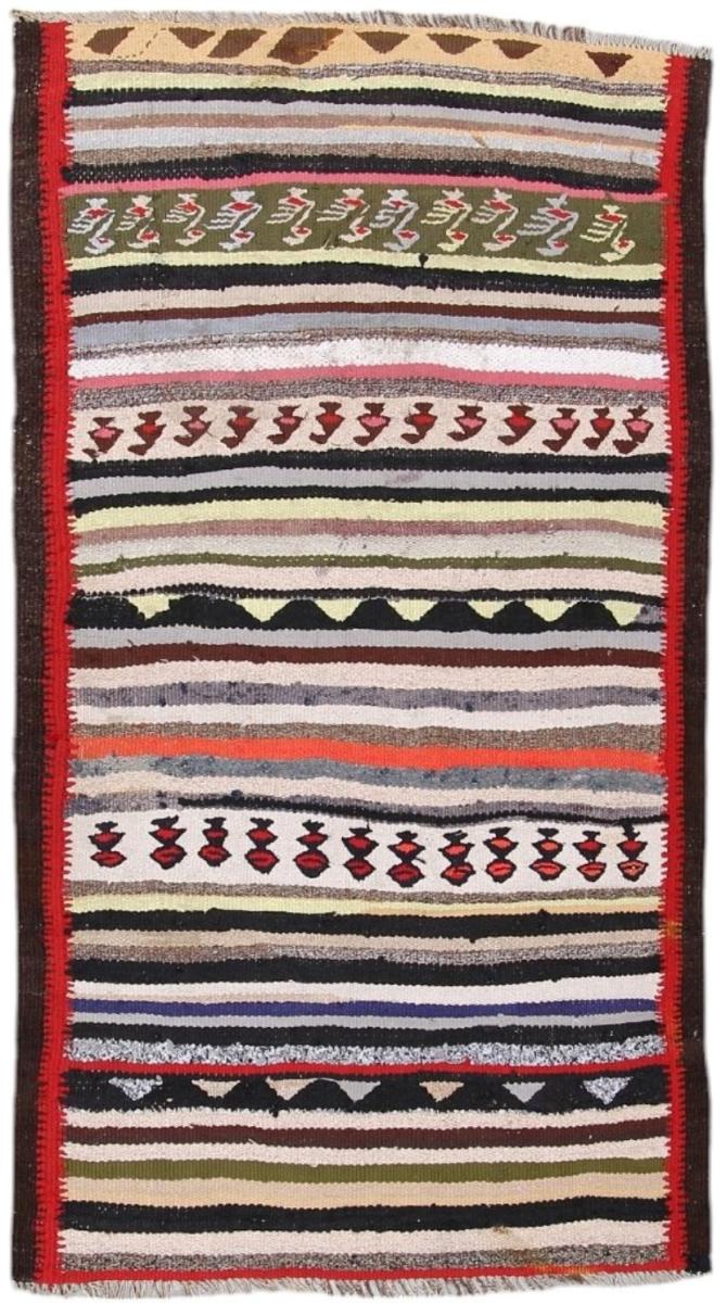 Persian Rug Kilim Fars Antique 224x124 224x124, Persian Rug Woven by hand