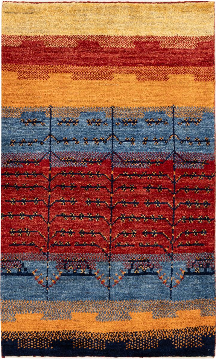 Tapis persan Persan Gabbeh Zagros 124x75 124x75, Tapis persan Noué à la main