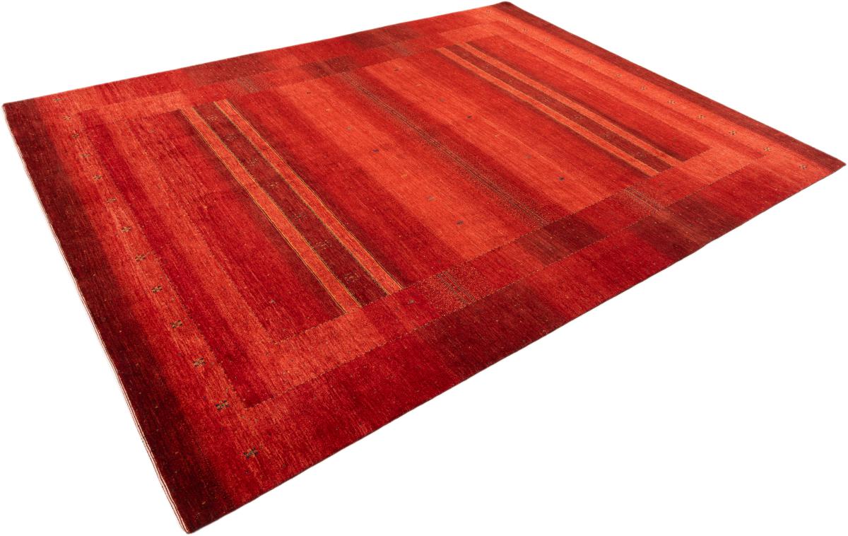 Tapis persan Persan Gabbeh Loribaft Atash 381x291 381x291, Tapis persan Noué à la main