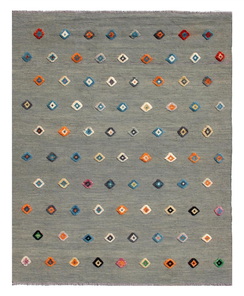 Alfombra afgana Kilim Afghan Nimbaft Edition 225x176 225x176, Alfombra persa Tejido a mano