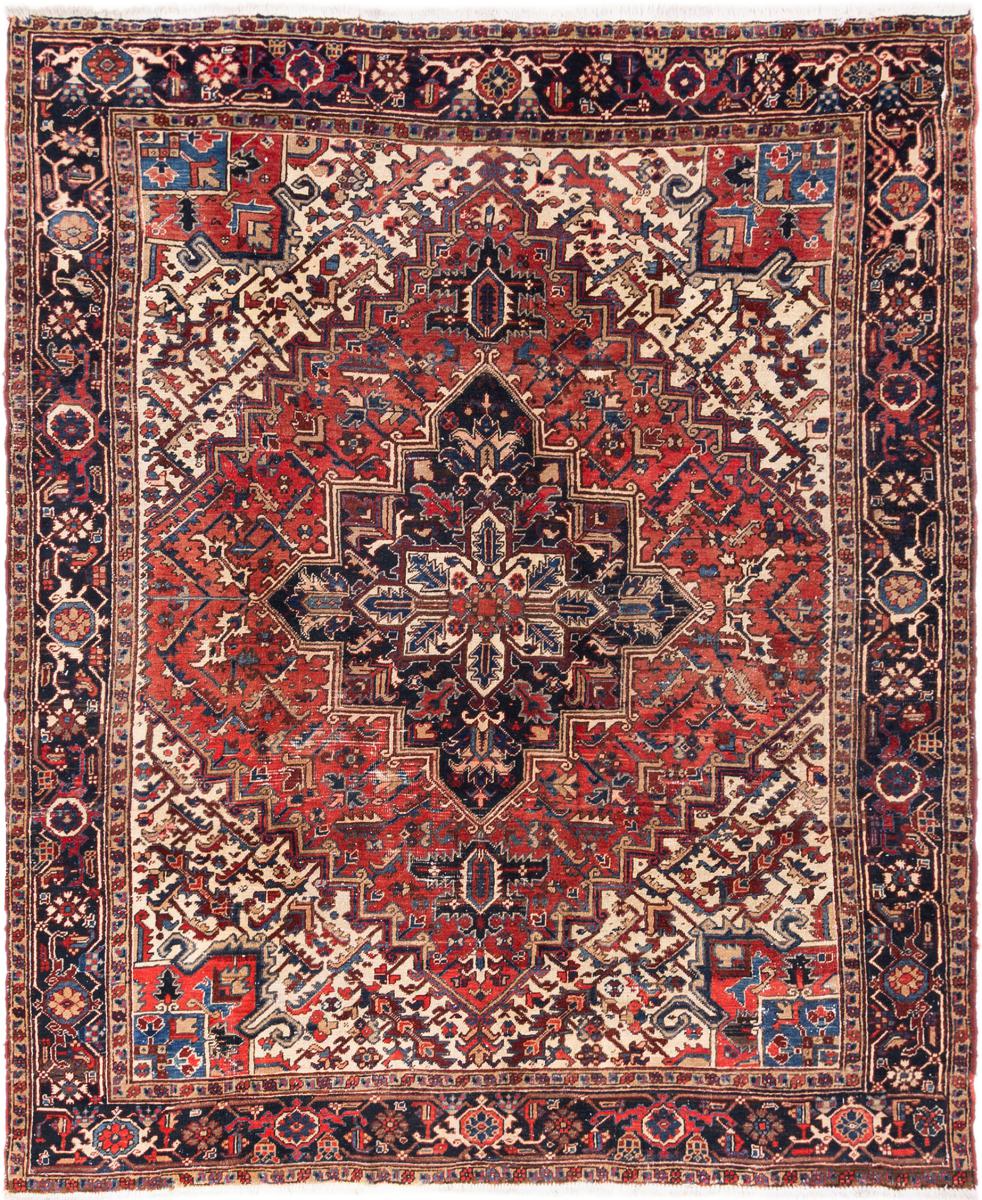 Persian rug Heriz Antique 313x263 313x263, Persian rug Hand-knotted