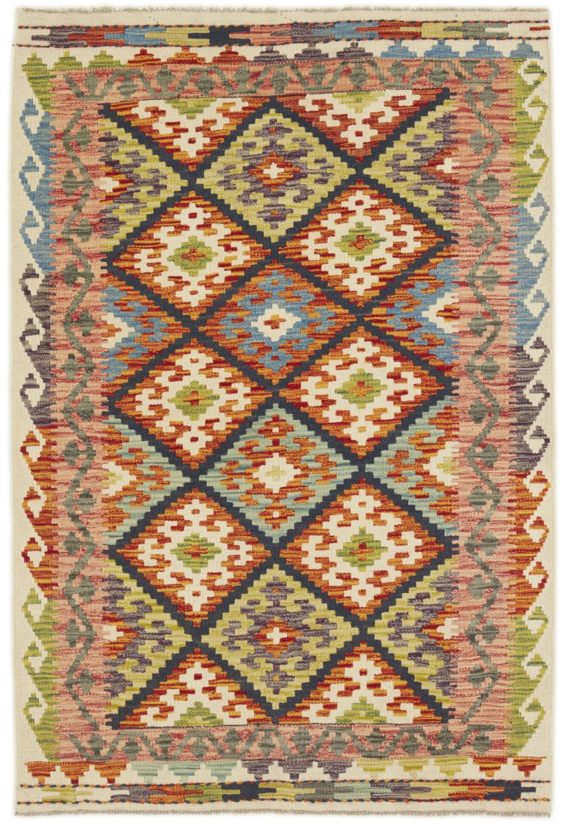 Tapete afegão Kilim Afegão 146x101 146x101, Tapete persa Tecido à mão