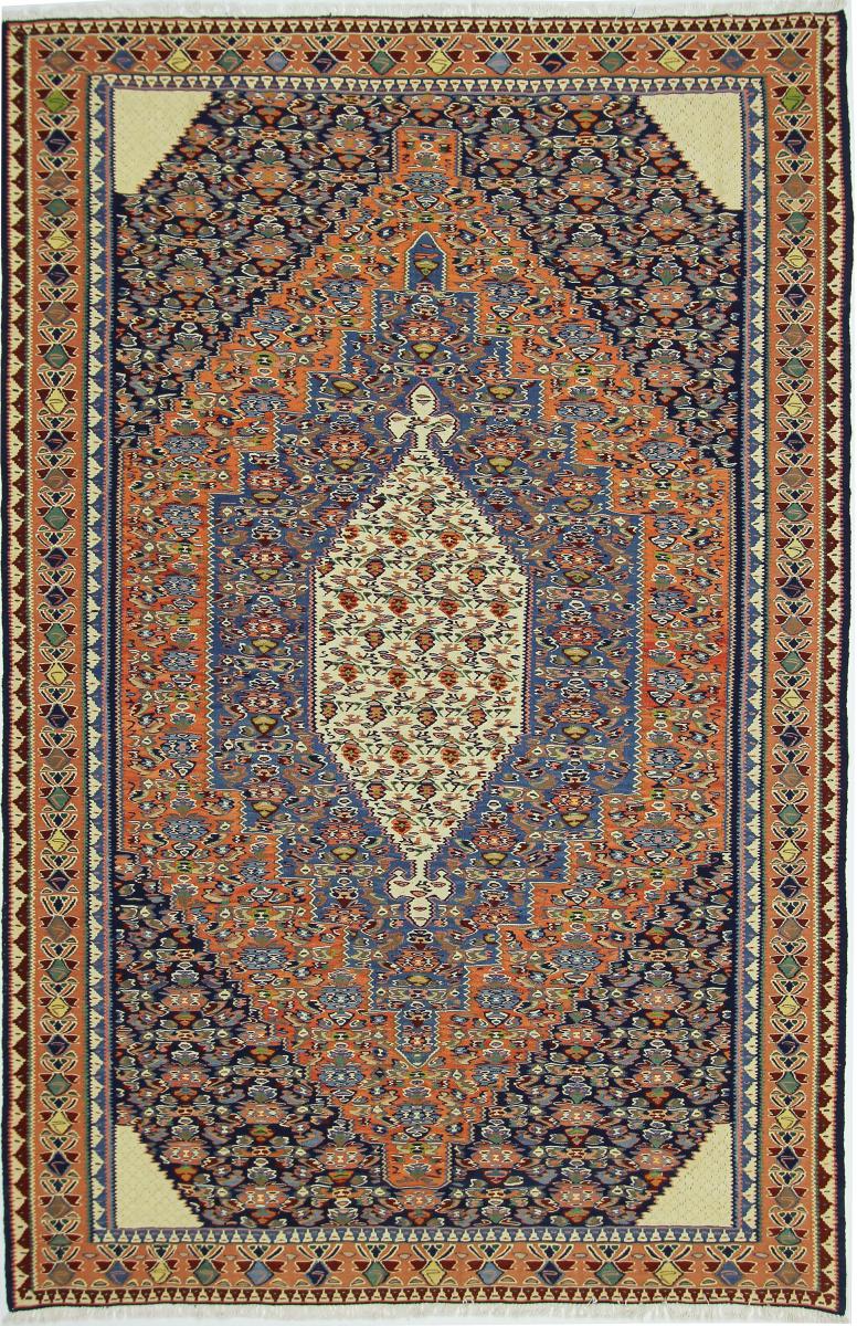 Tapete persa Kilim Senneh 297x197 297x197, Tapete persa Atado à mão