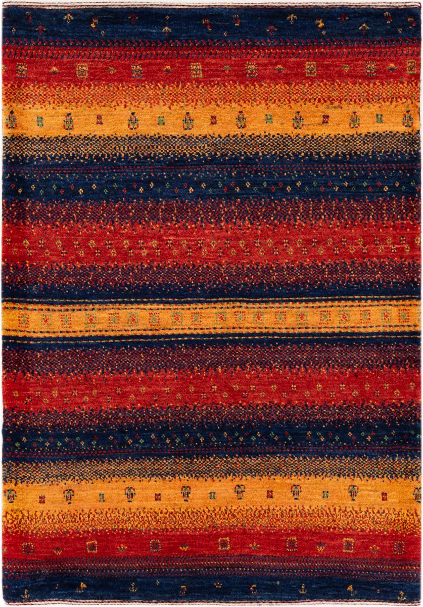Tapis persan Perser Gabbeh Loribaft Essence 119x84 119x84, Tapis persan Noué à la main