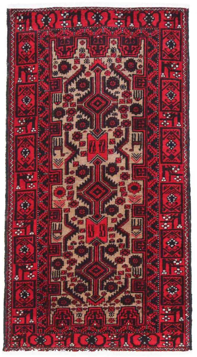 Tapete persa Balúchi 170x86 170x86, Tapete persa Atado à mão