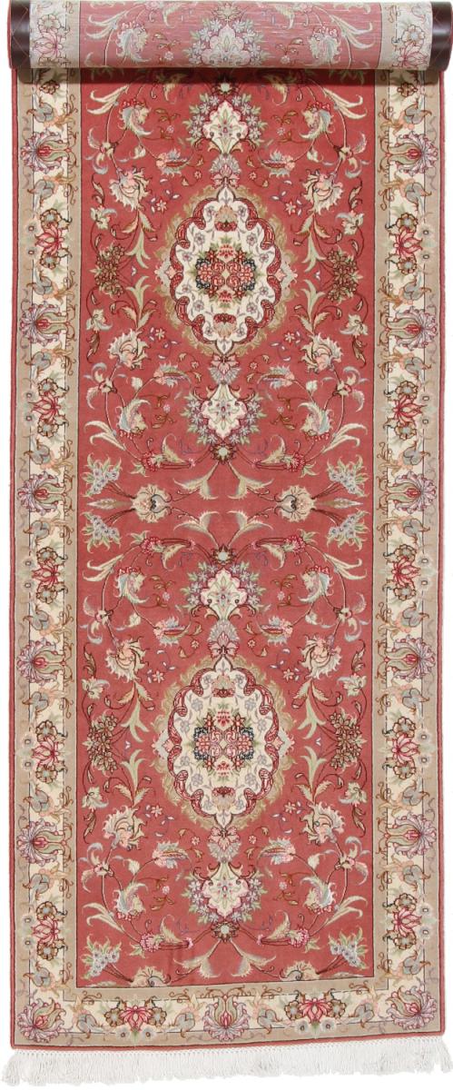 Persisk tæppe Tabriz 50Raj 319x85 319x85, Persisk tæppe Knyttet i hånden