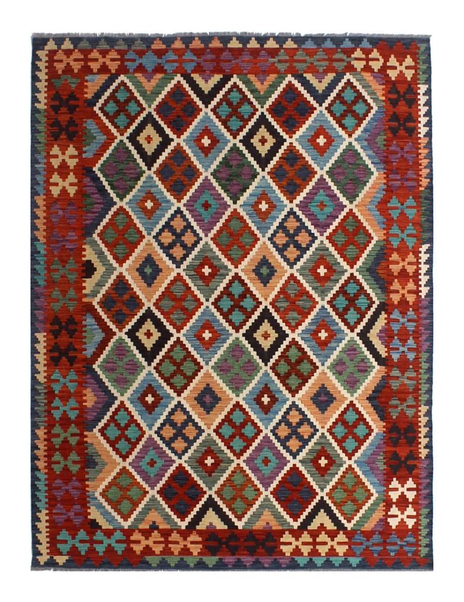 Afghan rug Kilim Afghan 7'9"x5'8" 7'9"x5'8", Persian Rug Woven by hand
