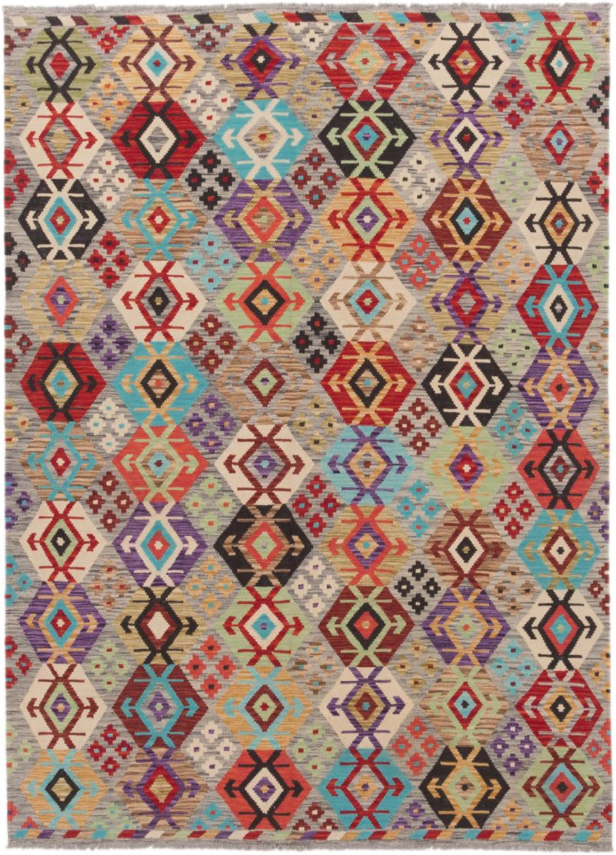 Afgán szőnyeg Kilim Afgán 242x173 242x173, Perzsa szőnyeg szőttesek