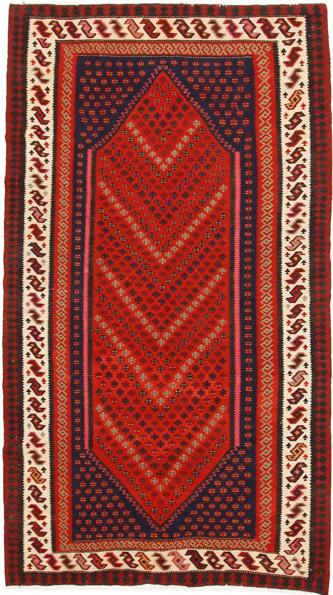 Tapete persa Kilim Fars Azerbaijan Antigo 304x170 304x170, Tapete persa Tecido à mão