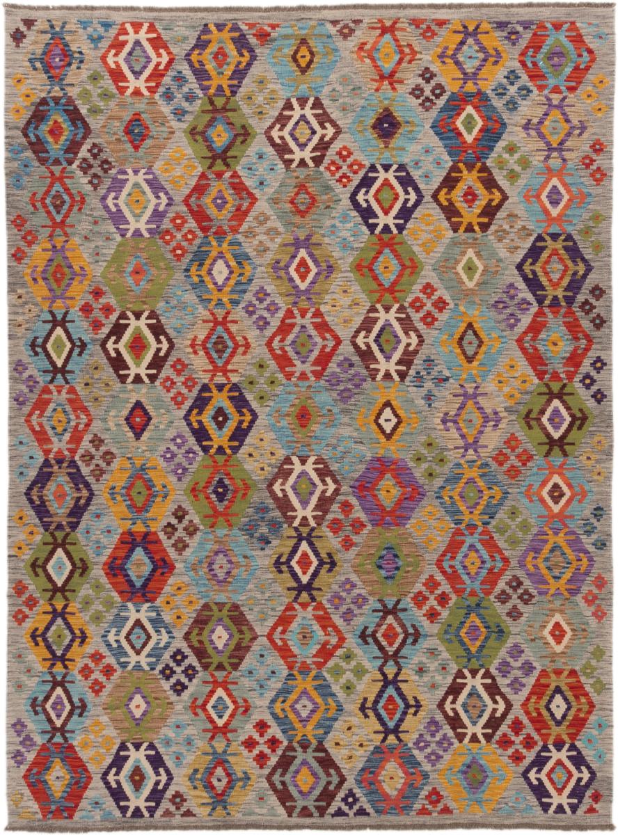 Tapete afegão Kilim Afegão 290x213 290x213, Tapete persa Tecido à mão