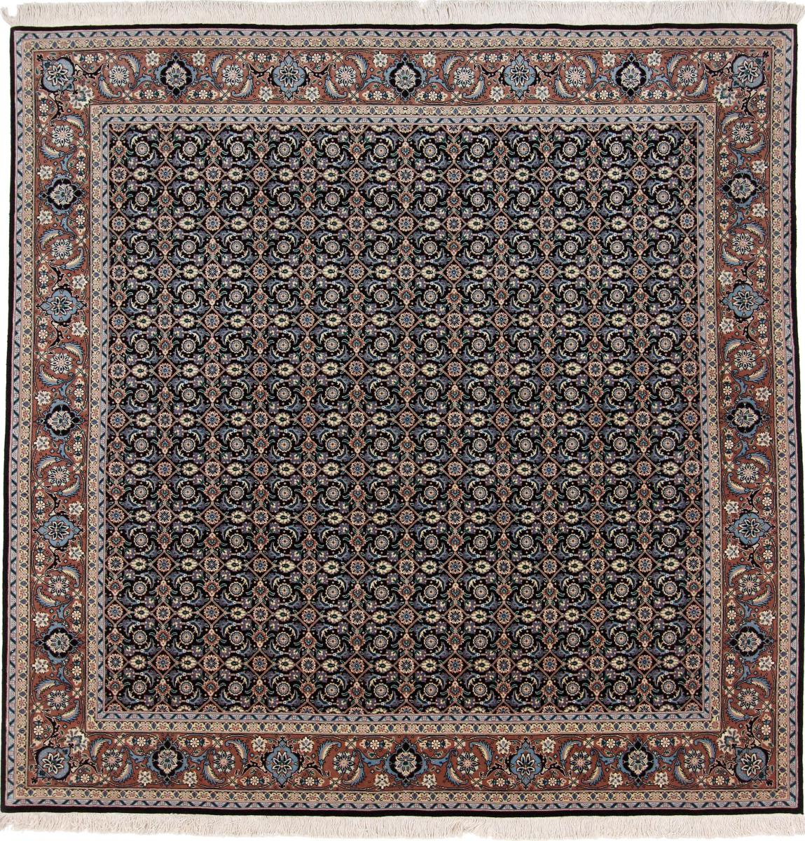 Tappeto persiano Tabriz 50Raj 199x199 199x199, Tappeto persiano Annodato a mano