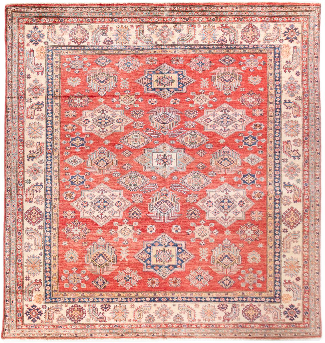 Alfombra afgana Super Kazak 280x237 280x237, Alfombra persa Anudado a mano