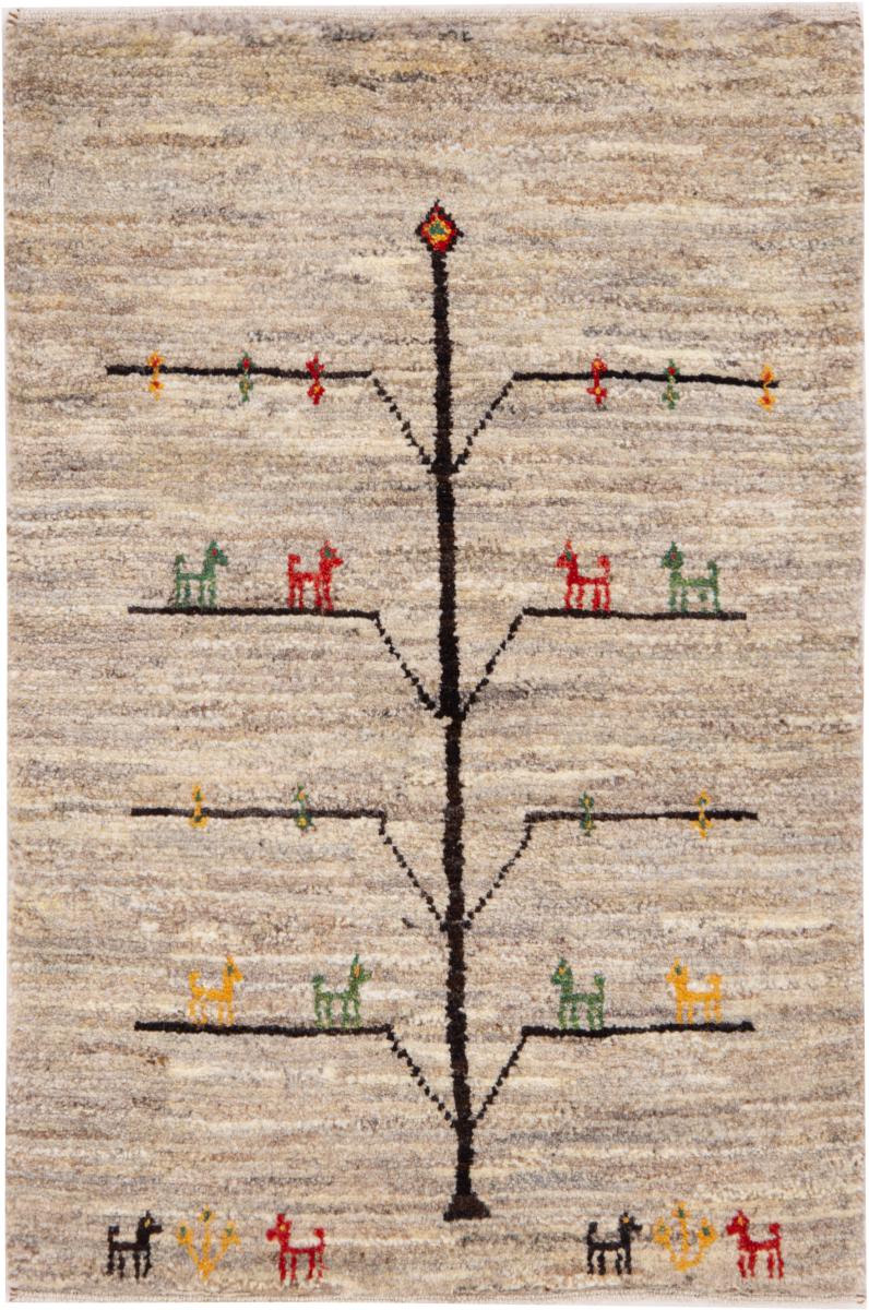 Persian Rug Persian Gabbeh Nomad 89x61 89x61, Persian Rug Knotted by hand