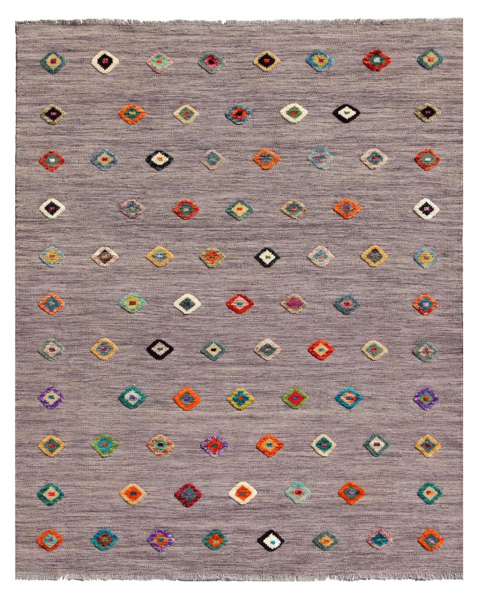 Alfombra afgana Kilim Afghan Nimbaft Edition 196x150 196x150, Alfombra persa Tejido a mano