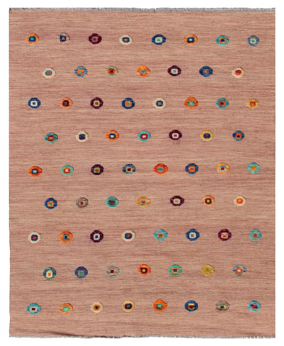 Alfombra afgana Kilim Afghan Nimbaft Edition 198x157 198x157, Alfombra persa Tejido a mano