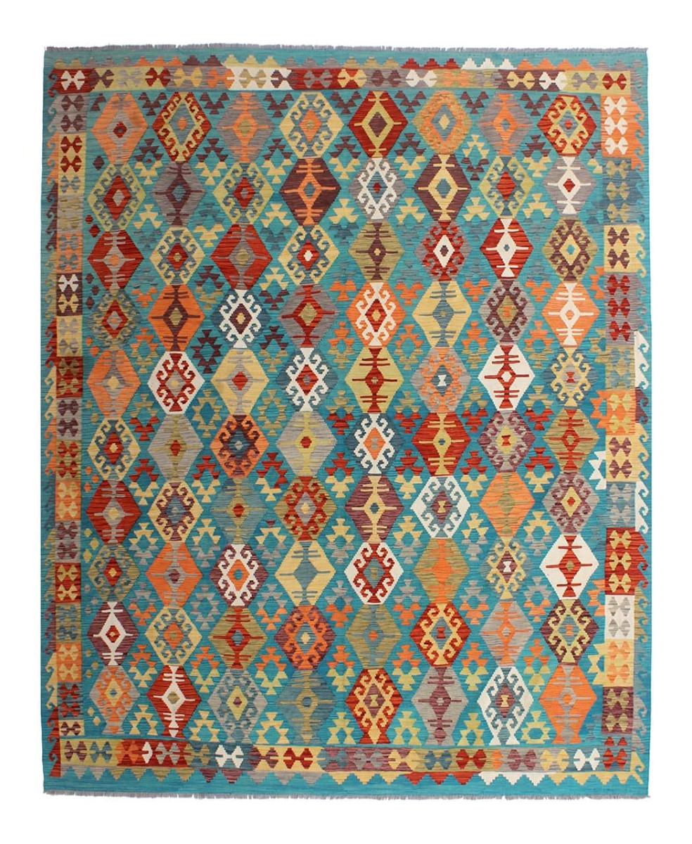 Alfombra afgana Kilim Afghan 291x258 291x258, Alfombra persa Tejido a mano