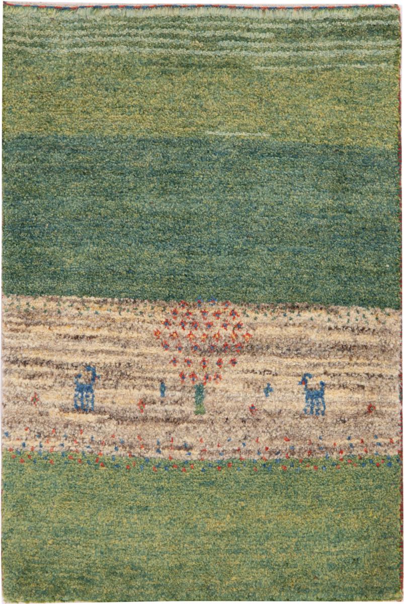 Persisk teppe Persia Gabbeh Nomad 88x59 88x59, Persisk teppe Knyttet for hånd