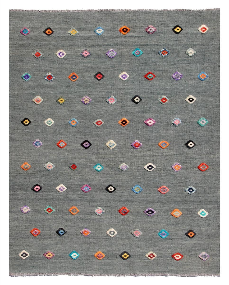 Alfombra afgana Kilim Afghan Nimbaft Edition 199x153 199x153, Alfombra persa Tejido a mano