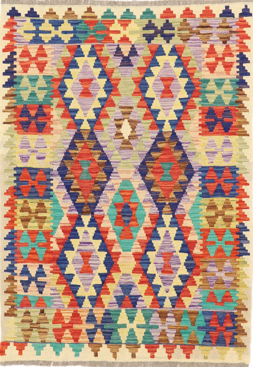 Afgán szőnyeg Kilim Afgán 146x104 146x104, Perzsa szőnyeg szőttesek