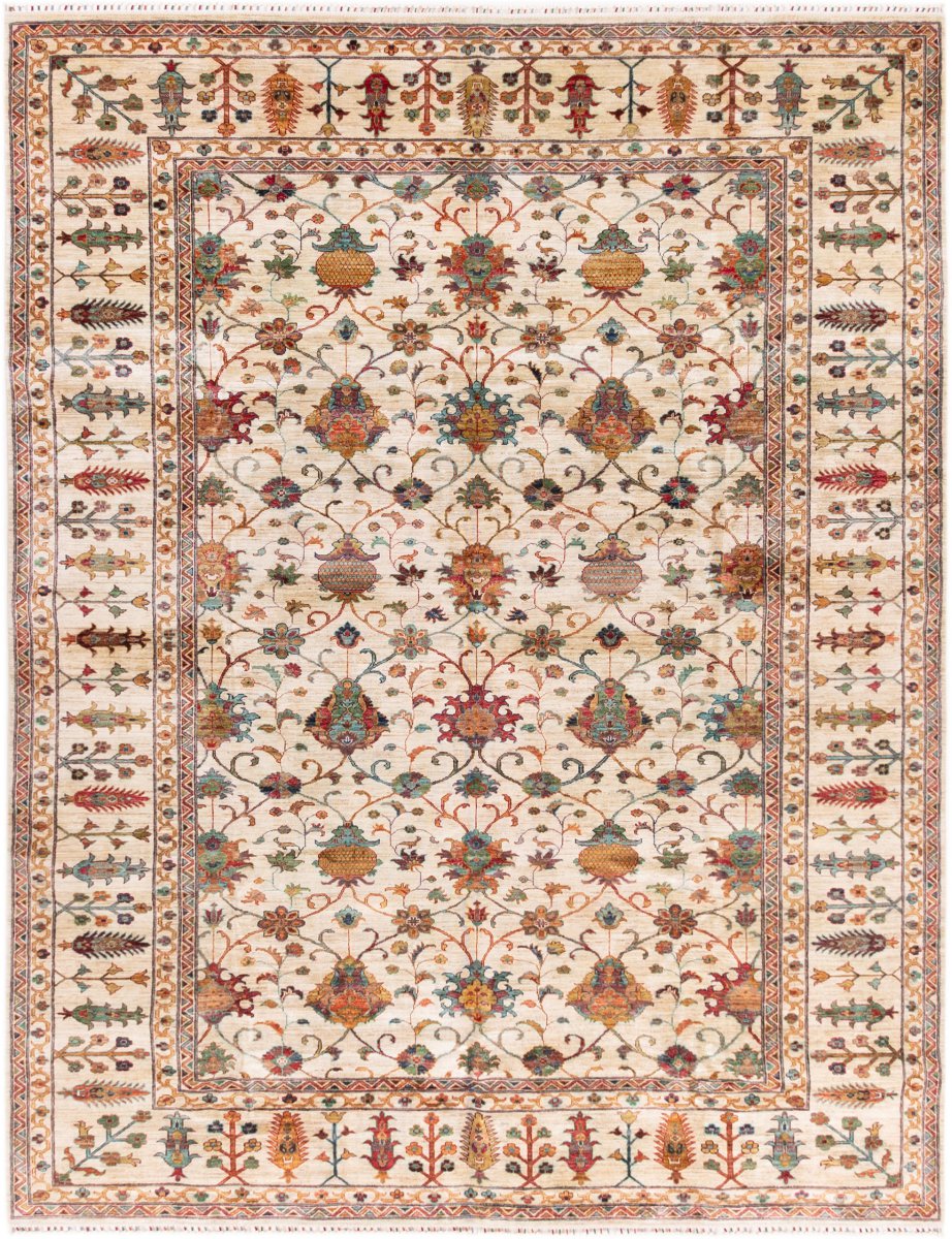 Pakistani rug Arijana 12'2"x8'11" 12'2"x8'11", Persian rug Hand-knotted